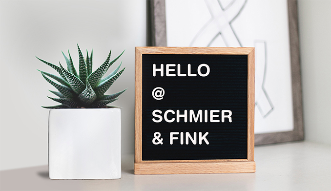 Hello @ Schmier &amp; Fink